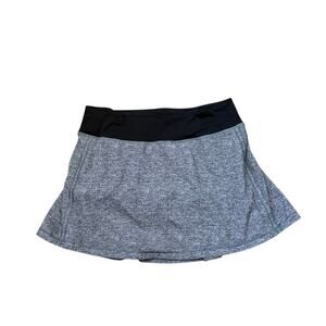 Lululemon Pace Rival Skirt Mid Rise Skirt Tennis Skirt Gray Pickleball 6T